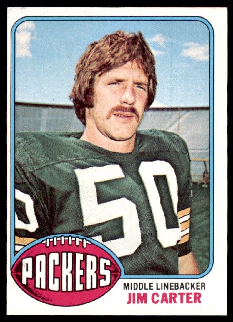 1976 Topps Jim Carter Football Cards #141