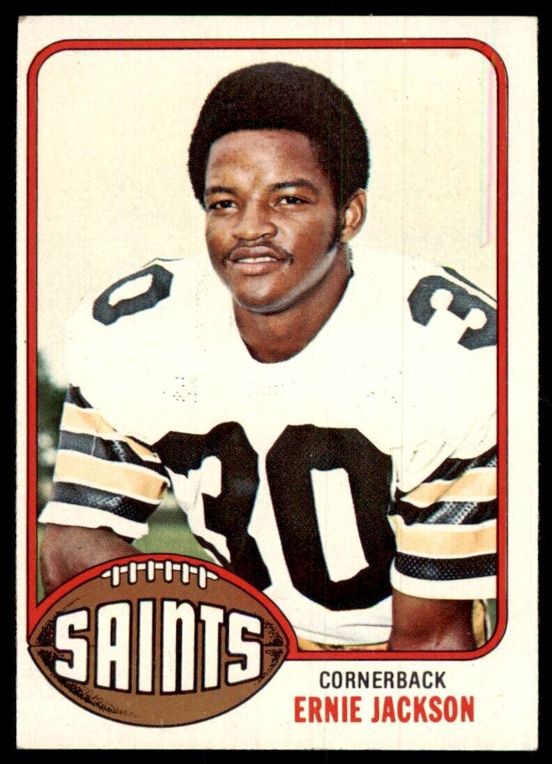 1976 Topps Ernie Jackson Football Cards #122