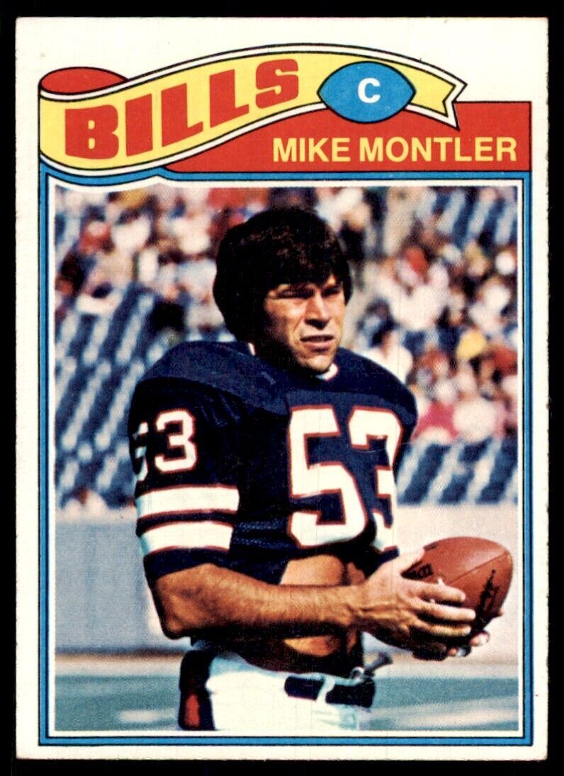 1977 Topps Mike Montler Football Cards #416