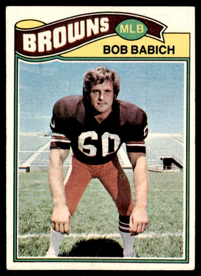 1977 Topps Bob Babich Football Cards #47
