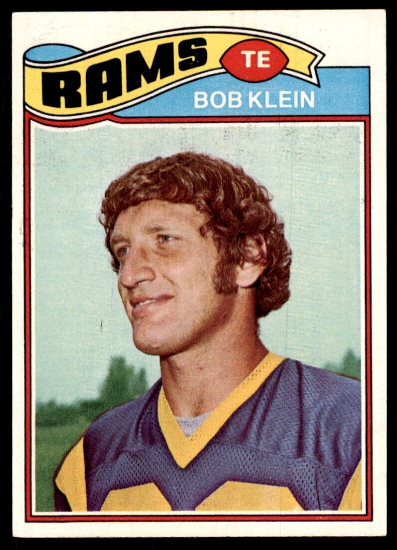 1977 Topps Bob Klein Football Cards #343