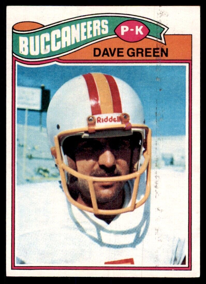 1977 Topps Dave Green Football Cards #338