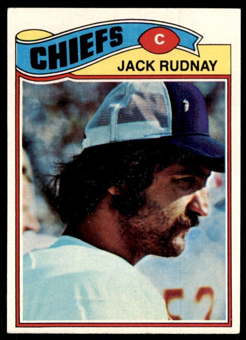 1977 Topps Jack Rudnay Football Cards #487