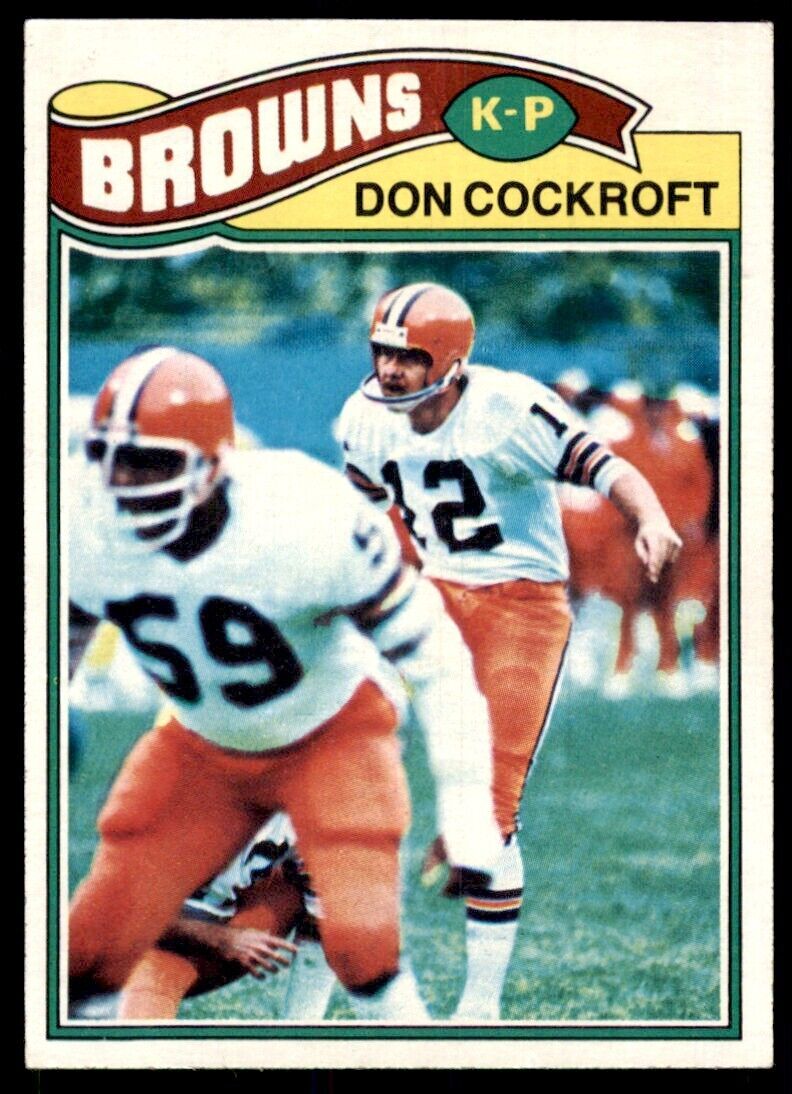 1977 Topps Don Cockroft Football Cards #304