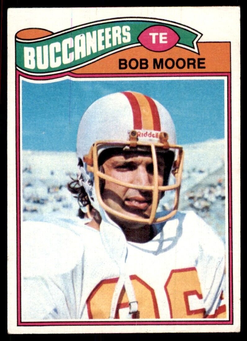 1977 Topps Bob Moore Football Cards #468