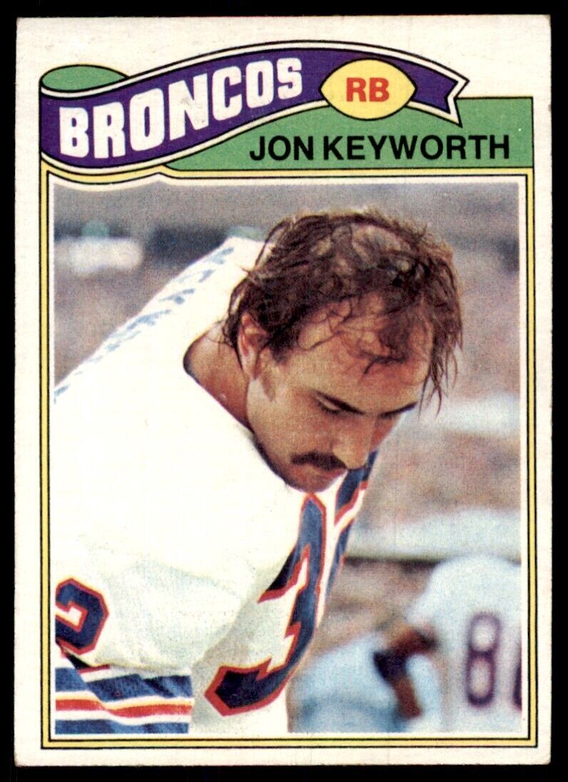 1977 Topps Jon Keyworth A Football Cards #66