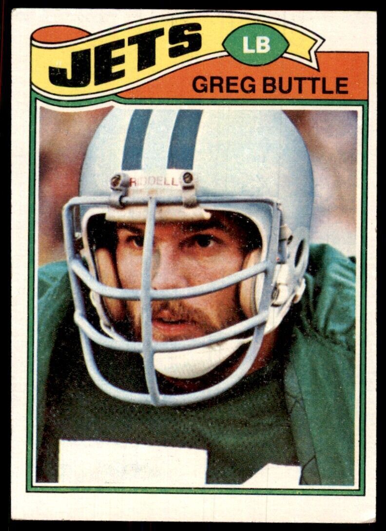 1977 Topps Greg Buttle Football Cards #186
