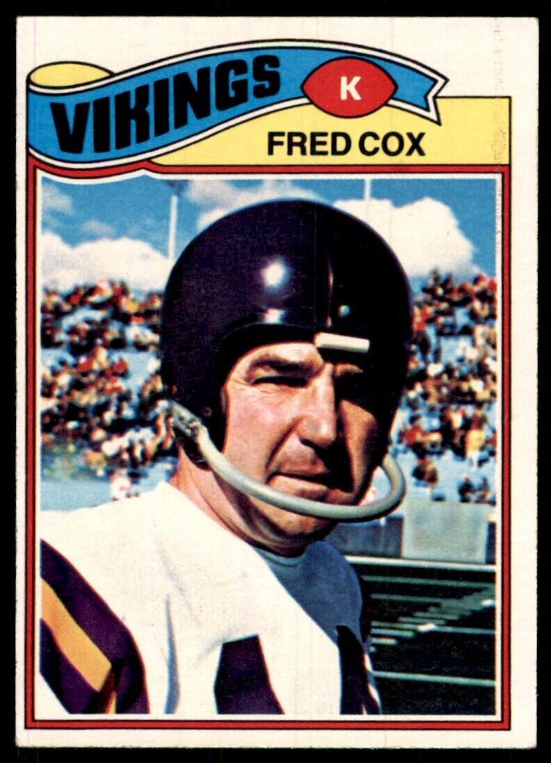1977 Topps Fred Cox A Football Cards #46