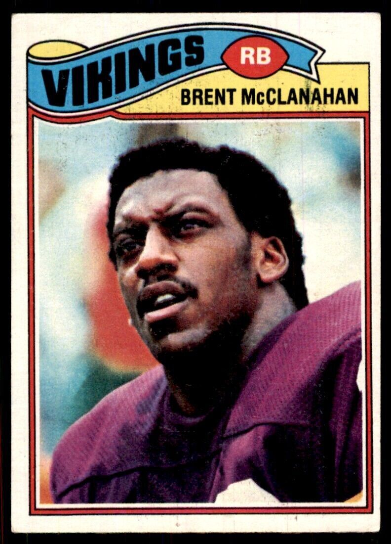 1977 Topps Brent McClanahan A Football Cards #419