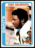 1978 Topps Tony Galbreath Football Cards #408