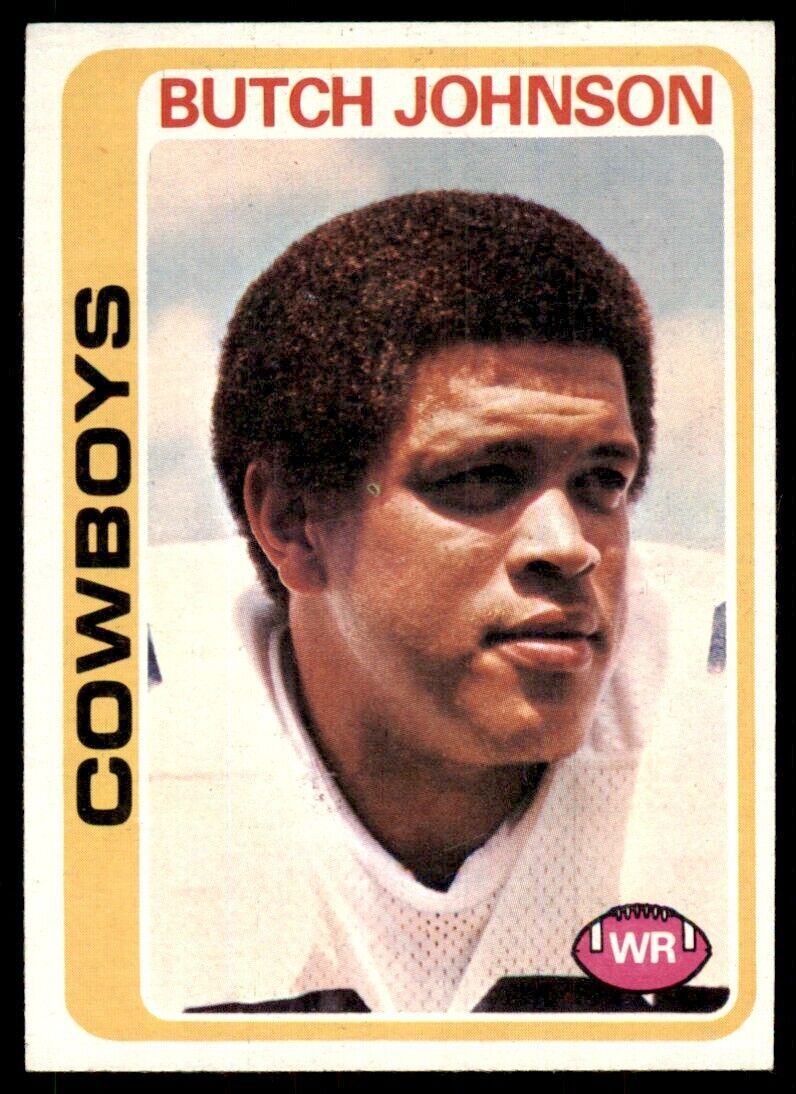 1978 Topps Butch Johnson Football Cards #252
