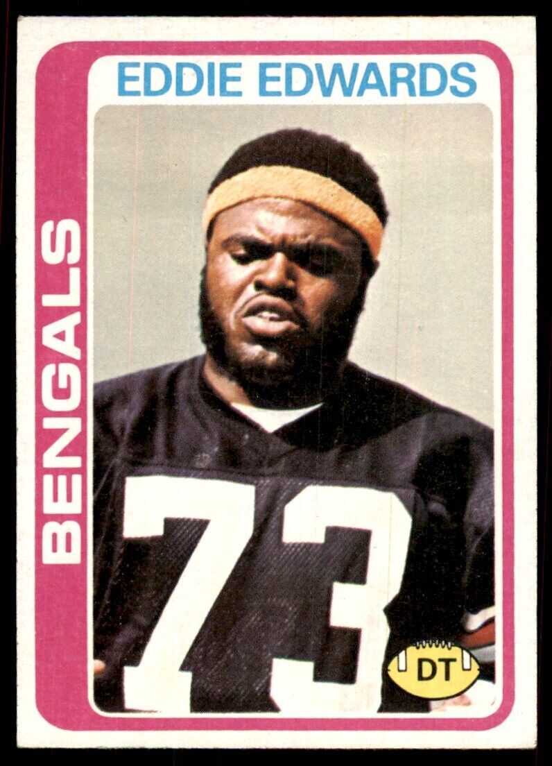 1978 Topps Eddie Edwards B Football Cards #374