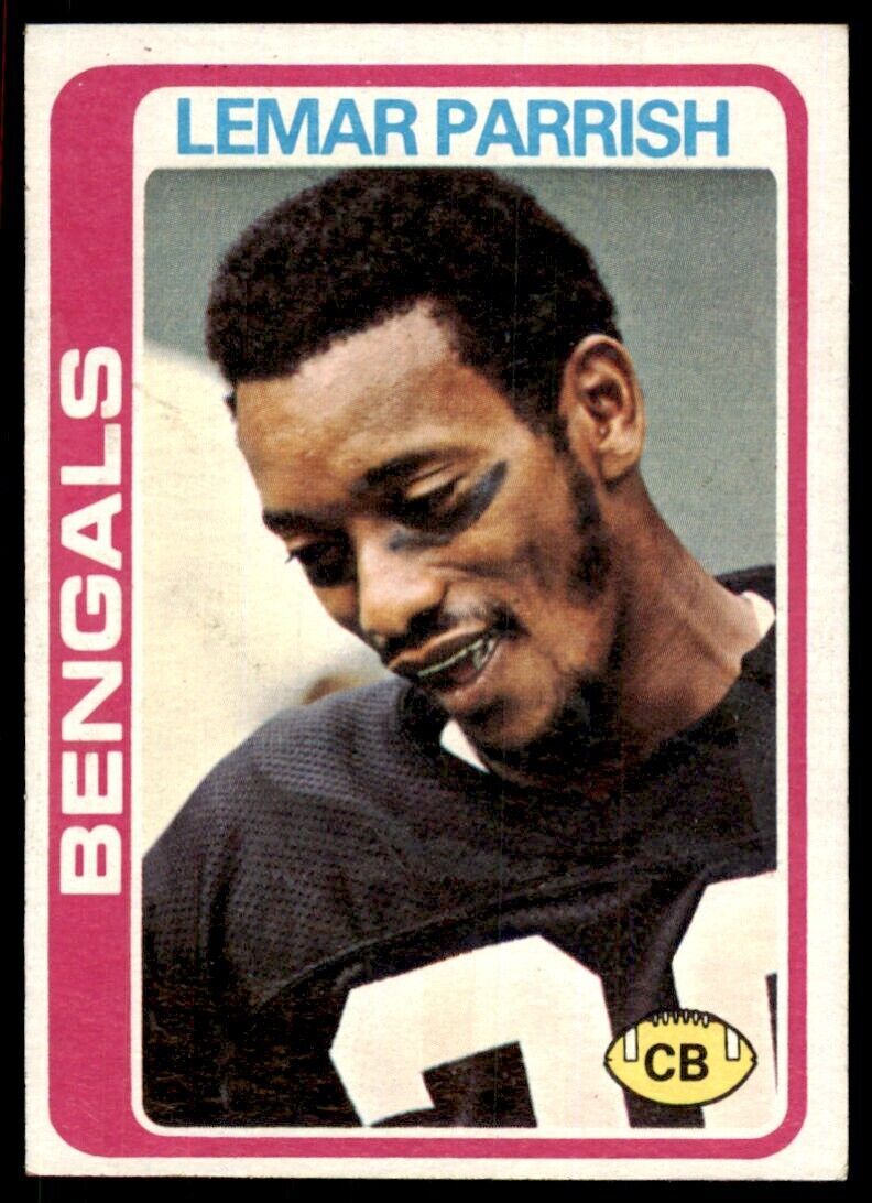 1978 Topps Lemar Parrish Football Cards #455