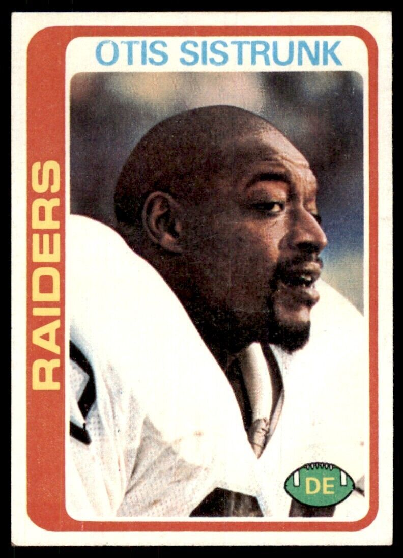 1978 Topps Otis Sistrunk Football Cards #189