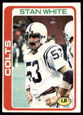 1978 Topps Stan White A Football Cards #49