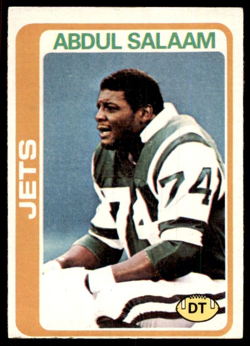1978 Topps- Abdul Salaam B Football Cards #101