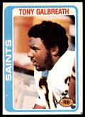 1978 Topps- Tony Galbreath Football Cards #408
