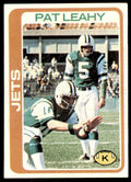 1978 Topps- Pat Leahy A Football Cards #482