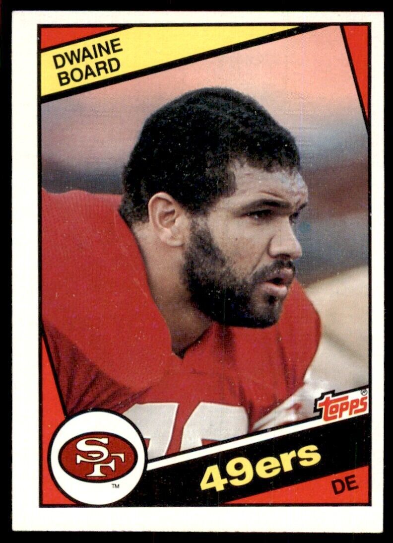 1984 Topps Dwaine Board Football Cards #350