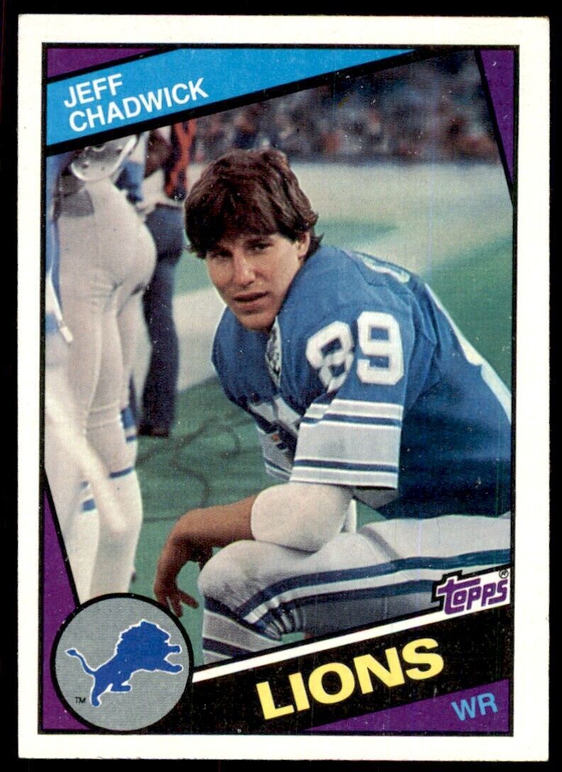 1984 Topps Jeff Chadwick A Football Cards #251