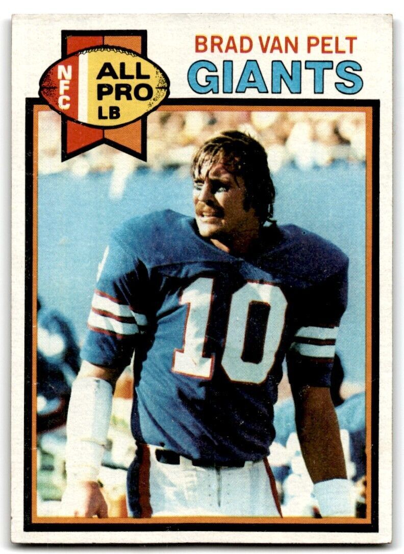 1979 Topps Brad Van Pelt 1 New York Giants #140