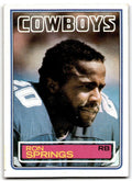 1983 Topps Ron Springs Dallas Cowboys #53