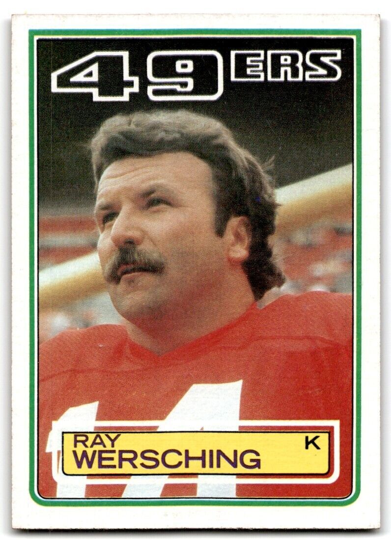 1983 Topps Ray Wersching San Francisco 49ers #173