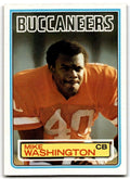 1983 Topps Mike Washington 1 Tampa Bay Buccaneers #183
