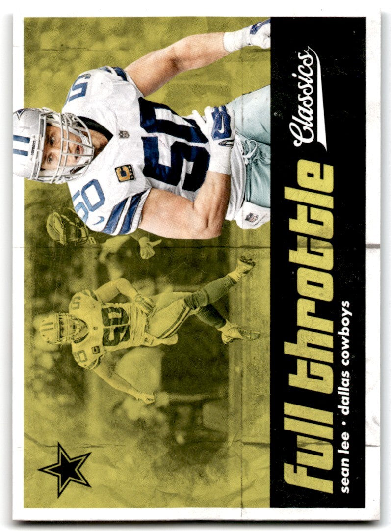 2018 Panini Plates & Patches Upper Echelon Gold Sean Lee Dallas Cowboys #5