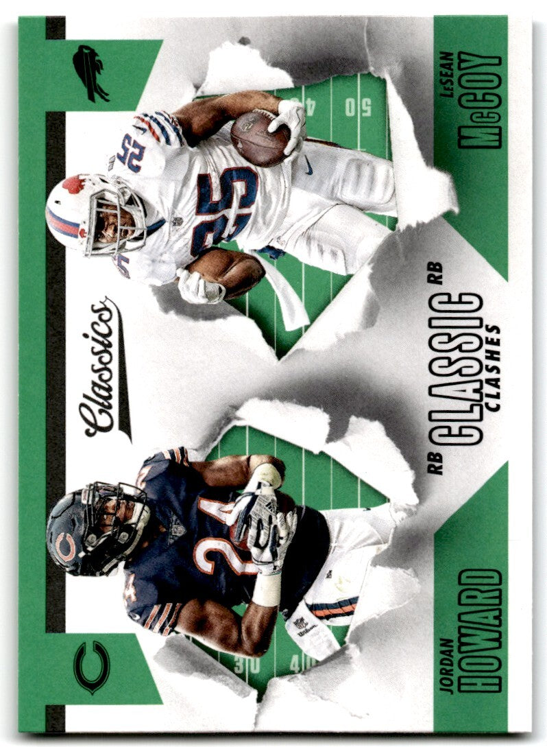 2017 Panini Contenders Sophomore Autographs Jordan Howard Chicago Bears #2