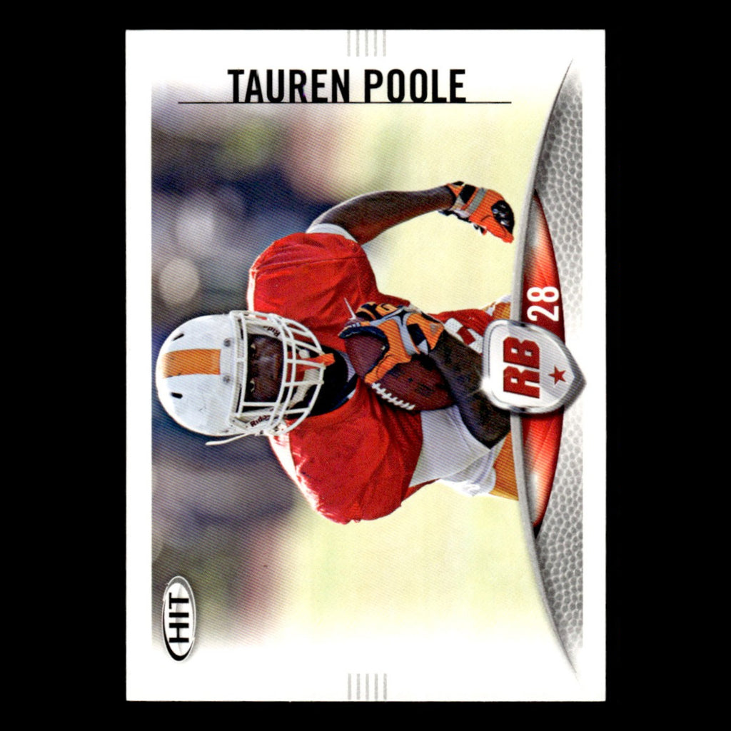 Tauren Poole #96 2012 SAGE HIT Tennessee Volunteers Football Card NFL NM