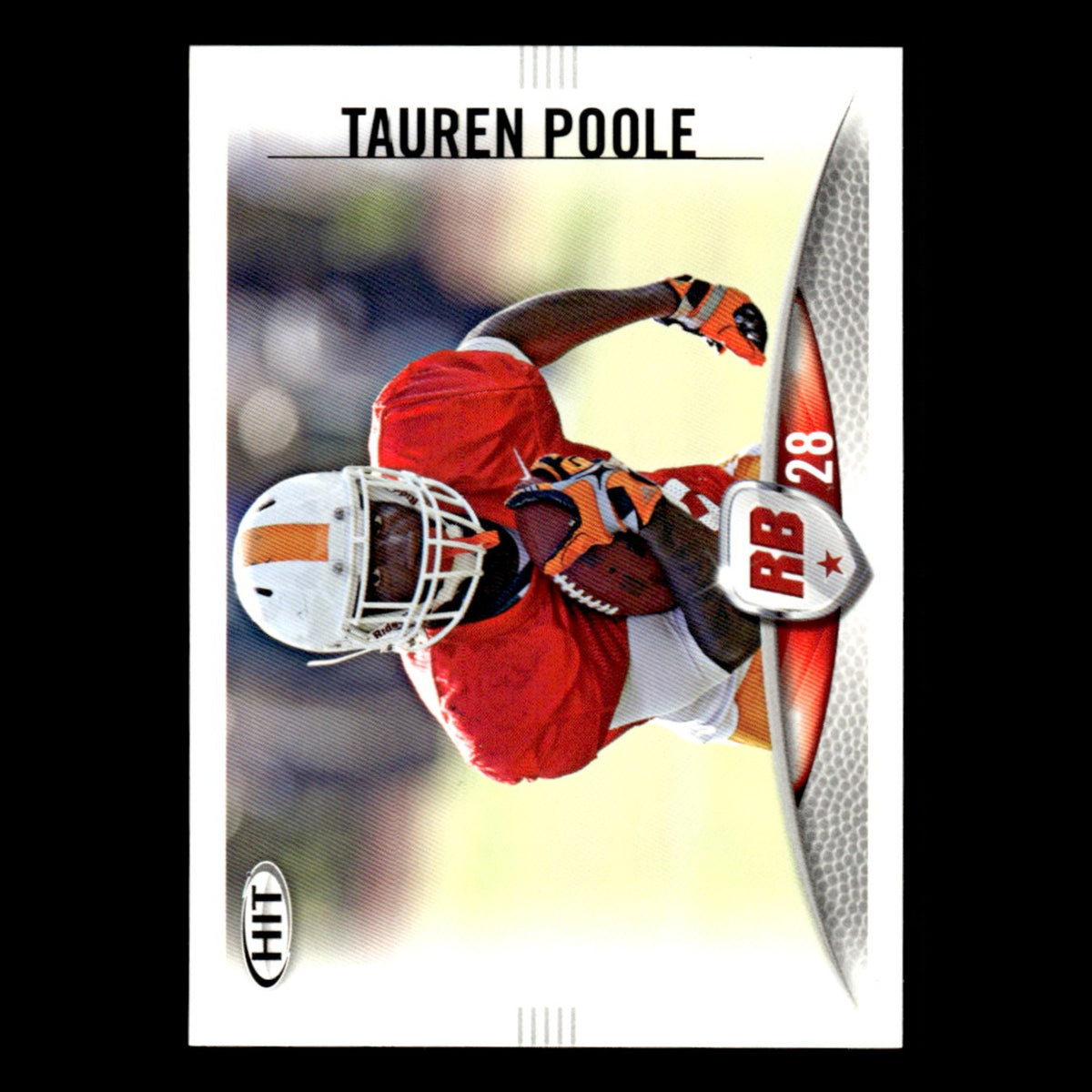 Tauren Poole #96 2012 SAGE HIT Tennessee Volunteers Football Card NFL NM
