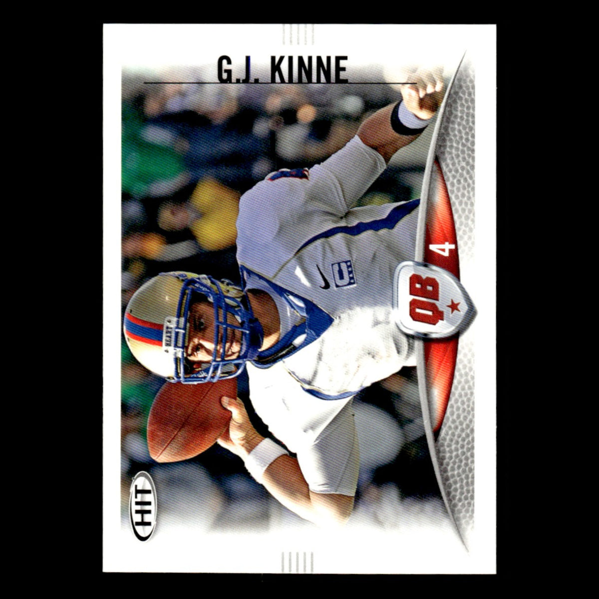 G.J. Kinne #114 2012 SAGE HIT Tulsa Golden Hurricane Football Card NFL NM