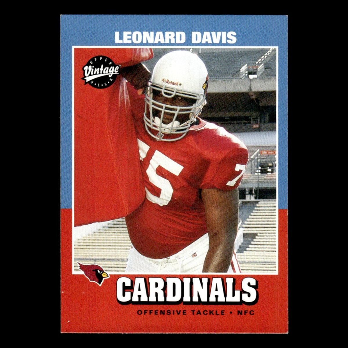 Leonard Davis Rookie #202 2001 Upper Deck Vintage Arizona Cardinals Football NFL
