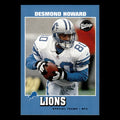 Desmond Howard #63 2001 Upper Deck Vintage Detroit Lions Football Card NFL NM
