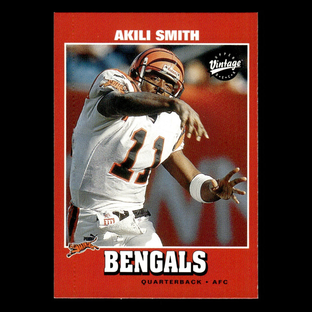 Akili Smith #35 2001 Upper Deck Vintage Cincinnati Bengals Football Card NFL NM