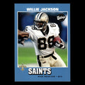 Willie Jackson #105 2001 Upper Deck Vintage New Orleans Saints Football Card NFL
