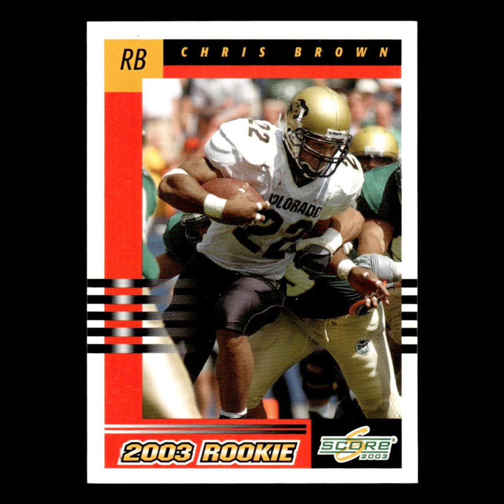 Chris Brown Rookie #288 2003 Score Tennessee Titans Football Card NFL NM