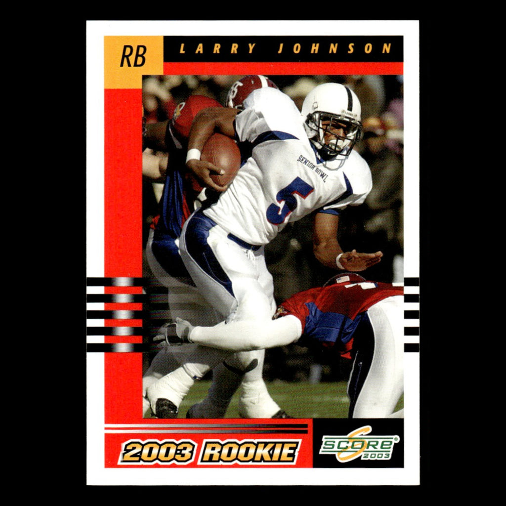 Larry Johnson Rookie #283 2003 Score Kansas City Chiefs Football Card NFL NM