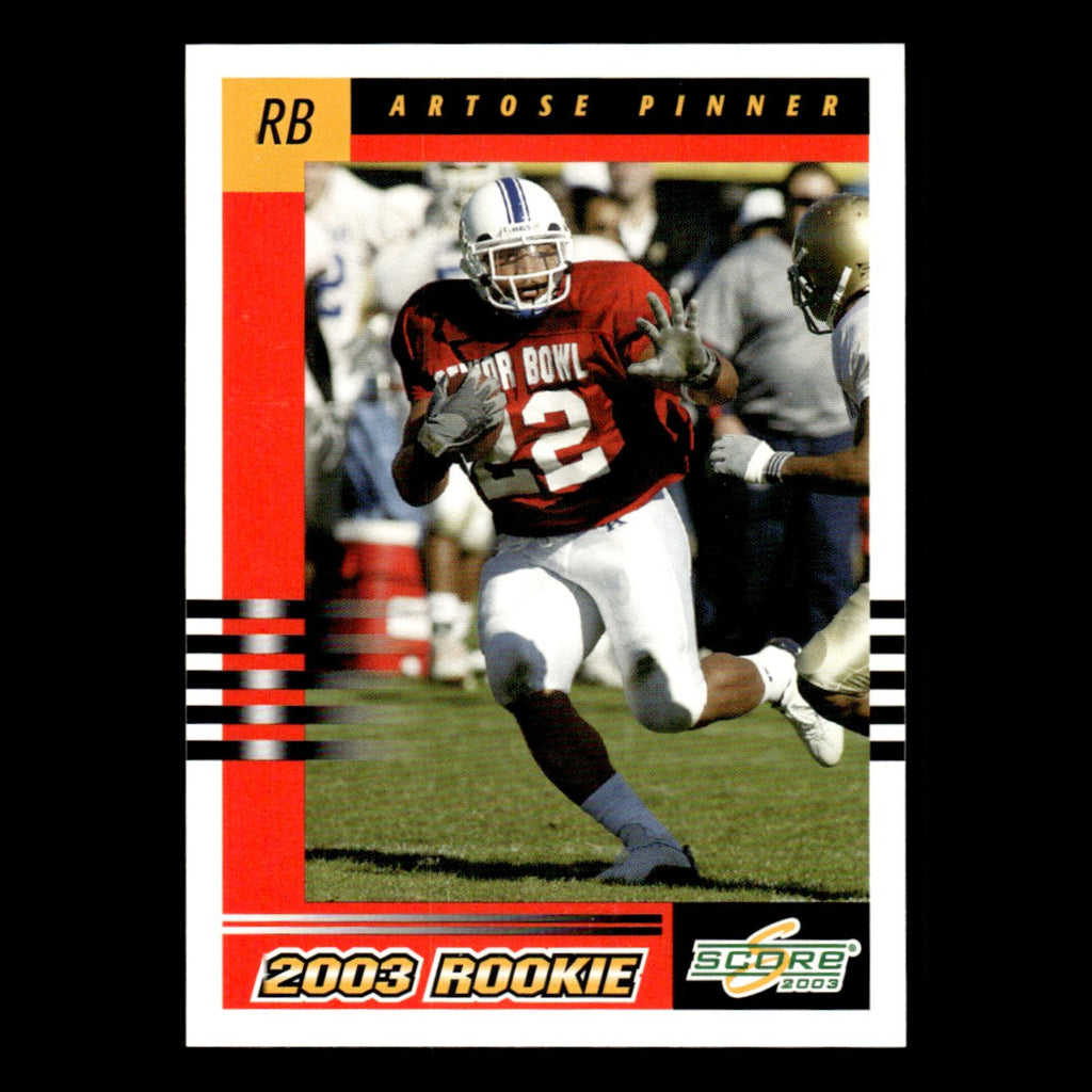 Artose Pinner Rookie #290 2003 Score Detroit Lions Football Card NFL NM