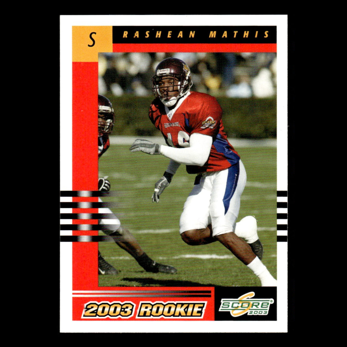 Rashean Mathis Rookie #330 2003 Score Jacksonville Jaguars Football Card NFL NM