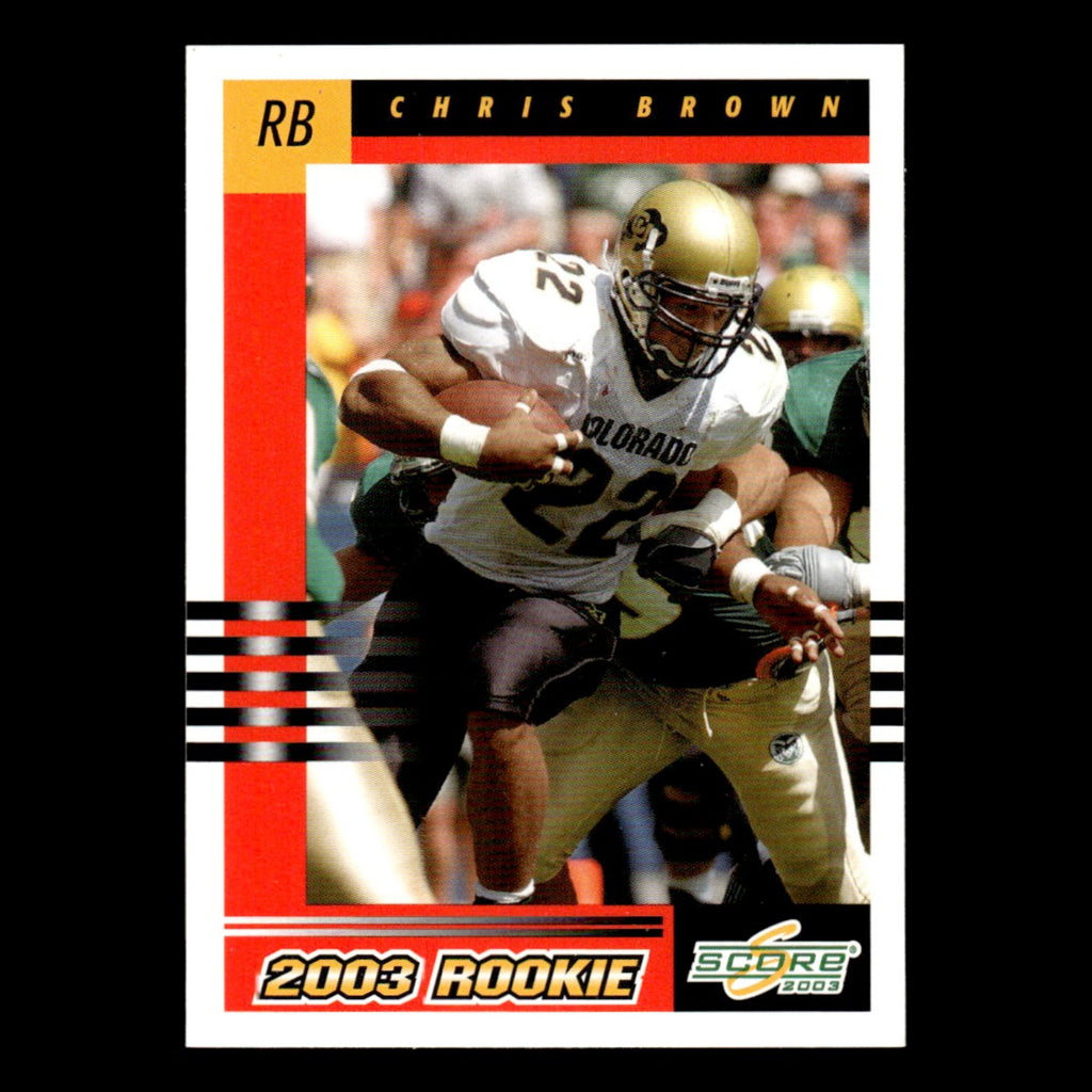 Chris Brown Rookie #288 2003 Score Tennessee Titans Football Card NFL NM