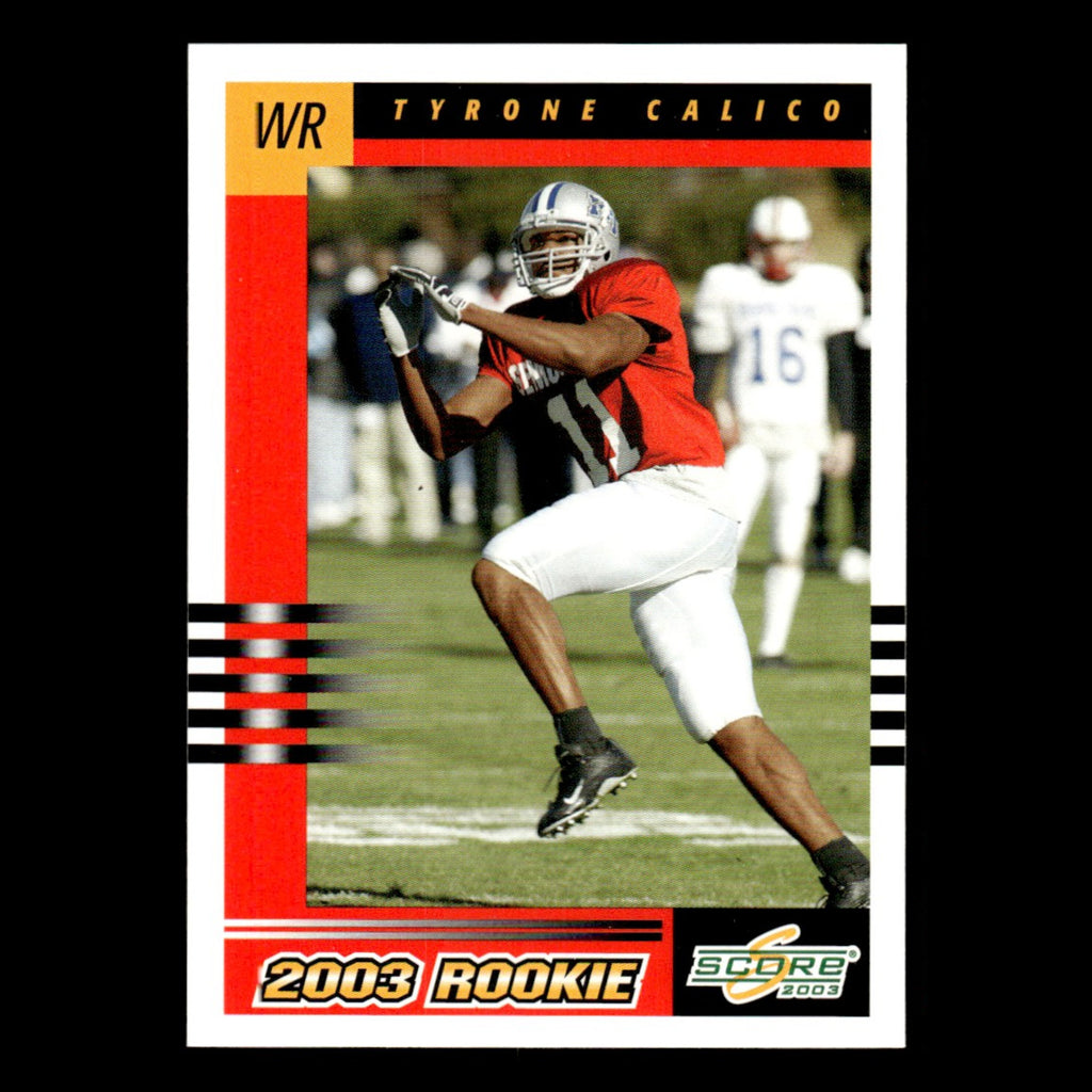 Tyrone Calico Rookie #301 2003 Score Tennessee Titans Football Card NFL NM