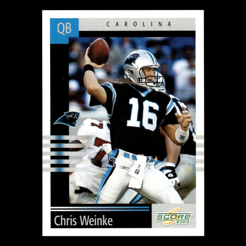 Chris Weinke #162 2003 Score Carolina Panthers Football Card NFL NM