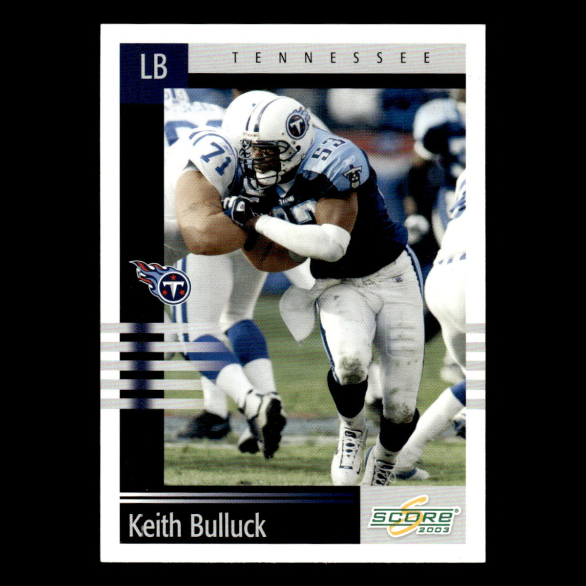 Keith Bulluck #129 2003 Score Tennessee Titans Football Card NFL NM