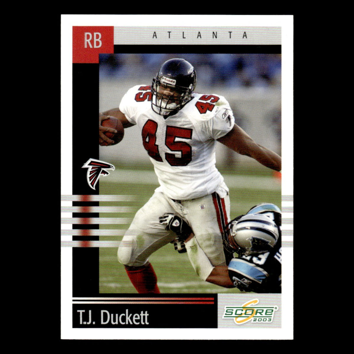 T.J. Duckett #149 2003 Score Atlanta Falcons Football Card NFL NM
