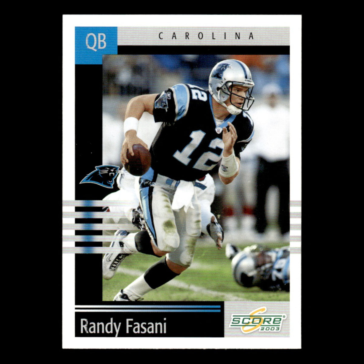Randy Fasani #155 2003 Score Carolina Panthers Football Card NFL NM