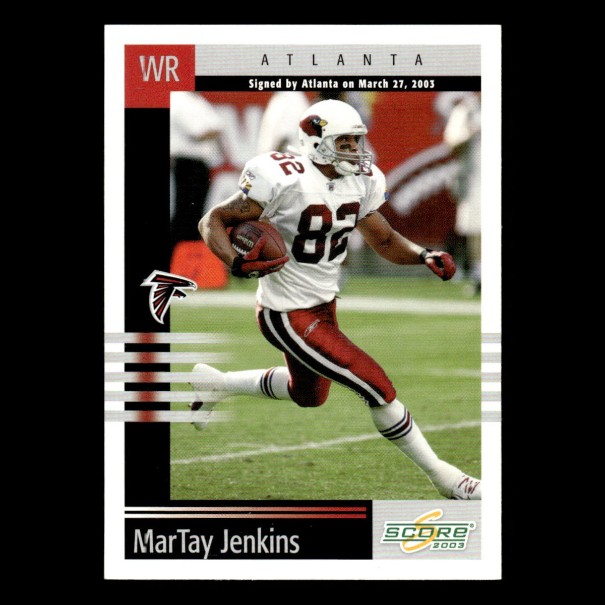 MarTay Jenkins #141 2003 Score Atlanta Falcons Football Card NFL NM