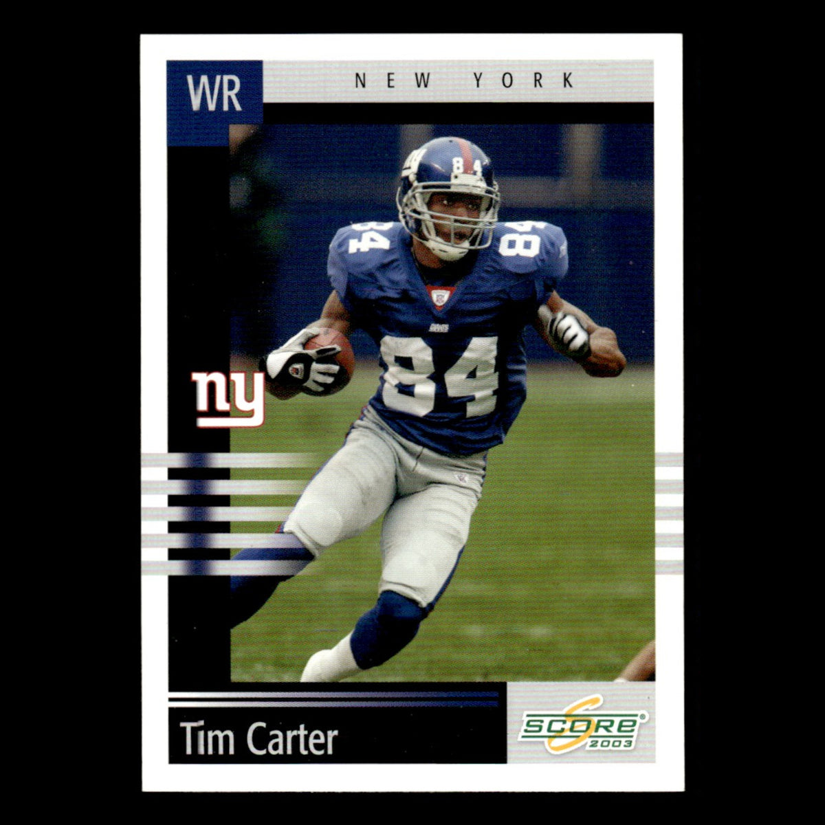 Tim Carter #215 2003 Score New York Giants Football Card NFL NM