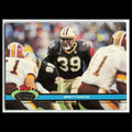 Brett Maxie Rookie #160 1991 Topps Stadium Club New Orleans Saints Football Card